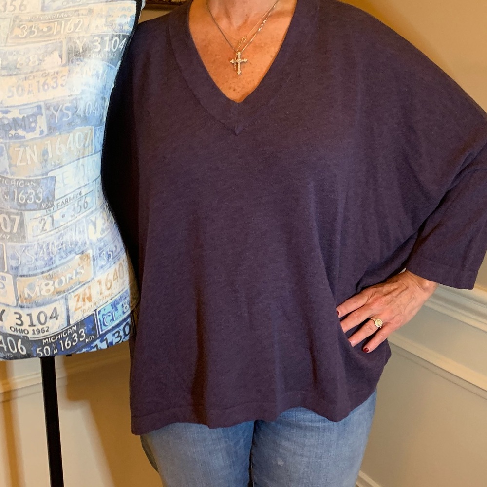 Pure Jill sweater with dolman sleeves
